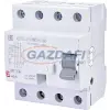 ETI 002062648 EFI-4B+ 40A 30mA áram-védőkapcsoló, 4p, váltó, pulzáló, egyen és nagy frekvenciás (20kHz) hibaáramot érzékelő, azonali kioldású