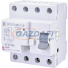 ETI 002063653 EFI-4 B G/KV 40A 100mA áram-védőkapcsoló, 4p, váltó, pulzáló, egyen és nagy frekvenciás (1kHz) hibaáramot érzékelő, rövid késleltetésű