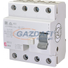 ETI 002064145 EFI-4AC 80A 300mA áram-védőkapcsoló, 4p, csak váltóáramú hibaáramot érzékelő, azonali kioldású