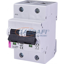 ETI 002133732 ETIMAT10 C100A 2p 10kA kismegszakító, 3 modul villanyszerelés