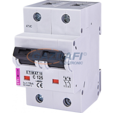 ETI 002133733 ETIMAT10 C125A 2p 10kA kismegszakító, 3 modul villanyszerelés