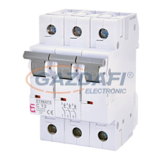 ETI 002145515 Kismegszakító, 3P, C13A, 6kA villanyszerelés