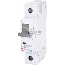 ETI 002161504 ETIMAT6 D1A 1p 6kA kismegszakító, 1 modul villanyszerelés