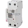 ETI 002172413 KZS-2M 2p EDI A C13A 30mA áram-védőkapcsolós kismegszakító LED-es állapotjelzővel