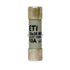 ETI 002625402 CH10x38MM 6A 1000V AC/DC hengeres biztosító multiméterhez villanyszerelés