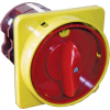 ETI 004773064 CS 40 91 U LK sárga-piros kétpólusú kétállású bütykös kapcsoló, lakatolható 40A