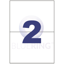  Etikett címke, 210x148mm, 100 lap, 2 címke/lap Bluering® etikett