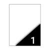 Etikett FORTUNA 210x297mm univerzális 100 címke/doboz 100 ív/doboz