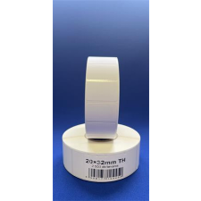 . . Etikett, thermo, 20x32 mm, 2500 etikett/tekercs, fehér etikett