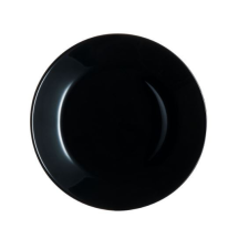  Étkészlet 18 részes Zelie fekete tányér és evőeszköz