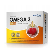 Étrend-kiegészítő Activlab Pharma Omega 3, 1000 mg, 60 kapszula vitamin és táplálékkiegészítő