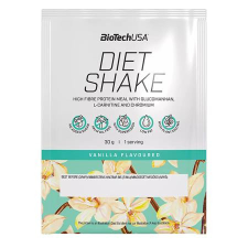 Étrend-kiegészítő italpor, 30g, BIOTECH USA "Diet Shake", vanília vitamin és táplálékkiegészítő