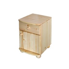 Etsberger Claudia Éjjeliszekrény - 1 Ajtó, 1 Fiók - Balos bútor