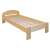 Etsberger Fenyőbútor Etsberger Claudia fenyő ágykeret 90×200cm fix