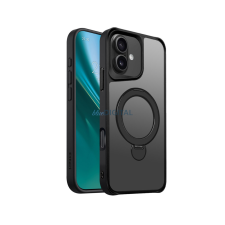 Etteri Matt Ring MagSafe-kompatibilis tok iPhone 17 Pro - fekete tok és táska