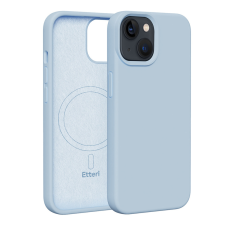 Etteri Silicone MagSafe-kompatibilis tok iPhone 13 - világoskék tok és táska