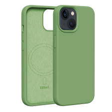 Etteri Silicone MagSafe-kompatibilis tok iPhone 14 - világoszöld tok és táska
