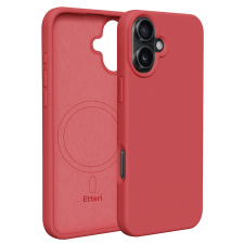 Etteri Silicone MagSafe-kompatibilis tok iPhone 16 Plus - málnapiros tok és táska