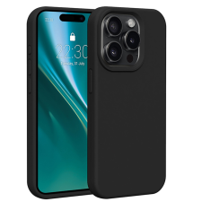 Etteri Silicone tok iPhone 15 Pro - fekete tok és táska