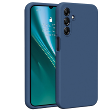 Etteri Silicone tok Samsung Galaxy A15 4G/5G - sötétkék tok és táska