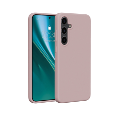 Etteri Silicone tok Samsung Galaxy S25 Plus - halvány rózsaszín tok és táska