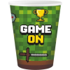 EU Game On papír pohár 6 DARABOS 200 ml
