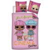 EU LOL Surprise Cinema ágyneműhuzat 140×200 cm, 63×63 cm microfibre /microfiber Nr2