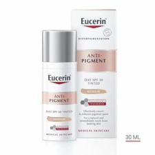  Eucerin Anti-Pigment színezett nappali arckrém medium FF30 50ml naptej, napolaj