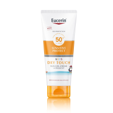Eucerin Sun Kids Sensitive Protect Dry Touch gyermek napozó gél-krém SPF50+ (200ml) naptej, napolaj