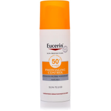 Eucerin Sun Protection Photoaging Control Fluid SPF50 50 ml arctisztító