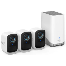 Eufy S300 eufyCam (eufyCam 3C) kamera rendszer indulókészlet hub + 3 db kamera megfigyelő kamera