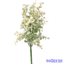  Eukaliptusz 7 ágú műzöld csokor 35cm - Világoszöld dekorációs kellék