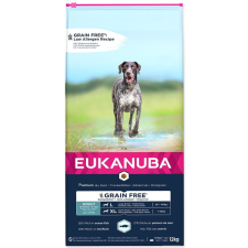 Eukanuba Adult Large & Giant Grain Free OF, 12 kg kutyaeledel