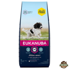 Eukanuba Adult Medium kutyatáp 18kg kutyaeledel