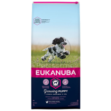 Eukanuba Eukanuba Growing Puppy Medium Breed - chicken 15 kg kutyaeledel