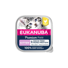 Eukanuba Grain Free Kitten Monoprotein pástétom cicáknak Csirke 85 g macskaeledel