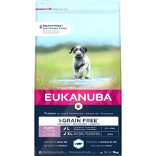 Eukanuba Puppy &amp; Junior Grain Free Large Ocean Fisch 3kg kutyaeledel