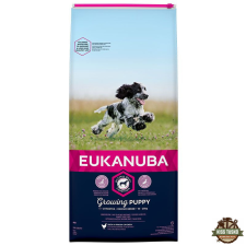Eukanuba Puppy Medium kutyatáp 15kg kutyaeledel