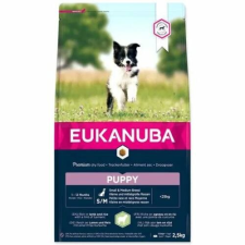 Eukanuba Puppy Small&Medium Lamb&Rice 2,5kg kutyaeledel
