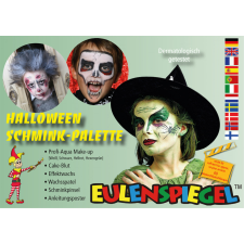 Eulenspiegel 6 színű arcfesték paletta - "Halloween "paletta arcfesték