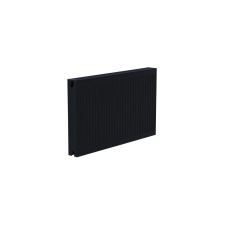 Eurad Plus 22k 600x600 mm kétsoros acéllemez fekete lapradiátor, 1197 W fűtőtest, radiátor