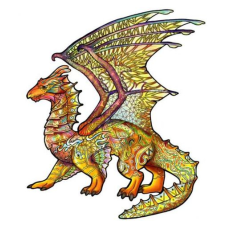 Eureka Fa puzzle – Sárkány (FSC-wood) puzzle, kirakós