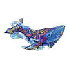 EUREKA PUZZLES Fa puzzle játék 101 darabos Bálna