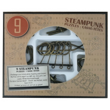 Eureka Steampunk Puzzle Set 9 darabos ördöglakat (angol) - Barna (EUR34594) kreatív és készségfejlesztő