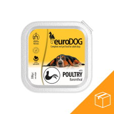 ,Euro Pet, Euro Dog Alutálcás Kutyaeledel (Baromfi) - 8x300 g kutyaeledel