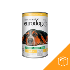 ,Euro Pet, Euro Dog Konzerv Kutyáknak (Csirke) - 24x415 g kutyaeledel