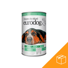 ,Euro Pet, Euro Dog Konzerv Kutyáknak (Vad) - 24x415 g kutyaeledel