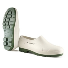 Euro Protection Cipő nitriltalpú zoknira húzható víz/lúgálló fehér/oliva 42 munkavédelmi cipő