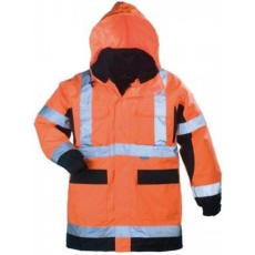 Euro Protection Kabát Kanata 4:1 Hi-Viz PE narancs/kék 3XL