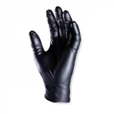 Euro Protection Kesztyû nitril púdermentes vizsgálókesztyû (100db/doboz) fekete L (9)